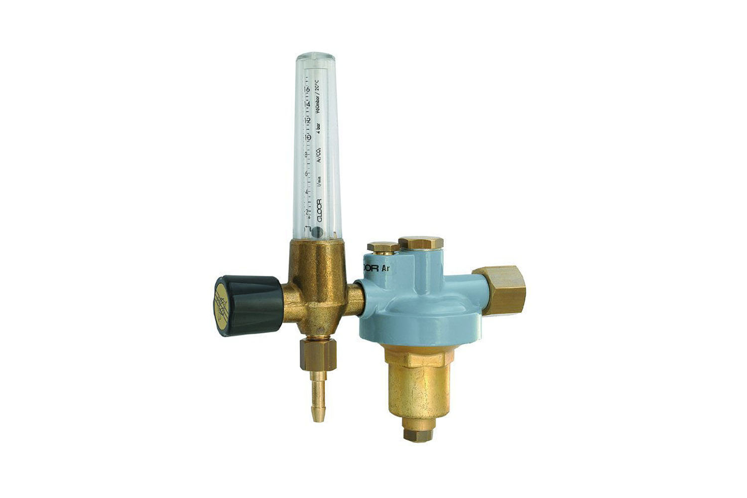 Leidingreduceerventiel 5650 met flowmeter 0-32l