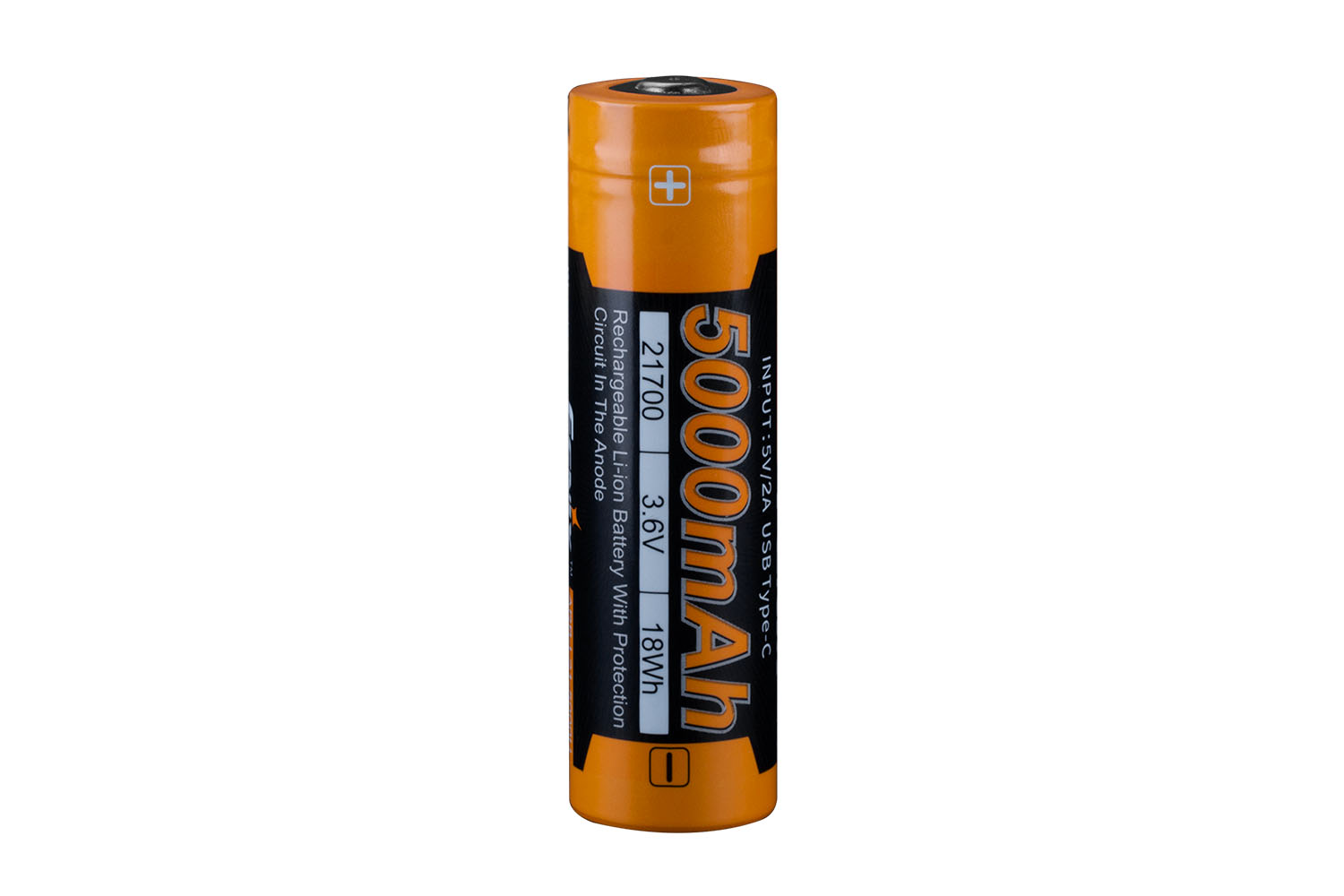 Fenix ARB-L21-5000U 21700 accu met usb-c-poort, 5000 mAh