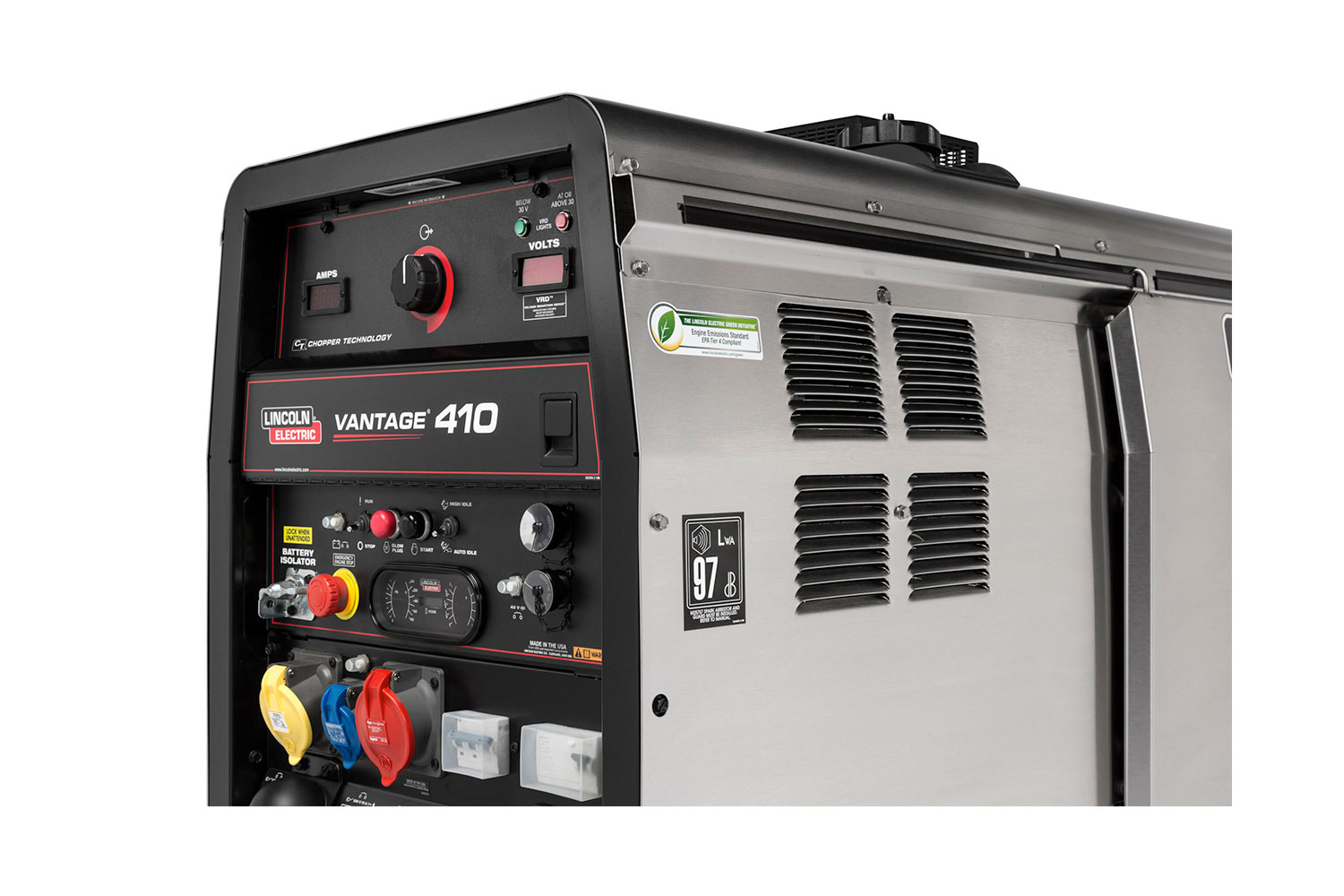 Lincoln Electric Multi-proces stroombron Vantage 410 CE lasdiesel
