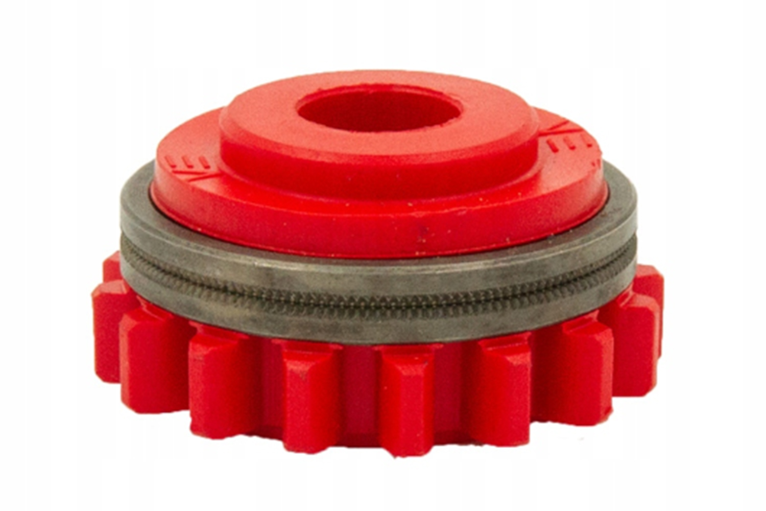 Aanvoerrol gekarteld 1,0/1k rood