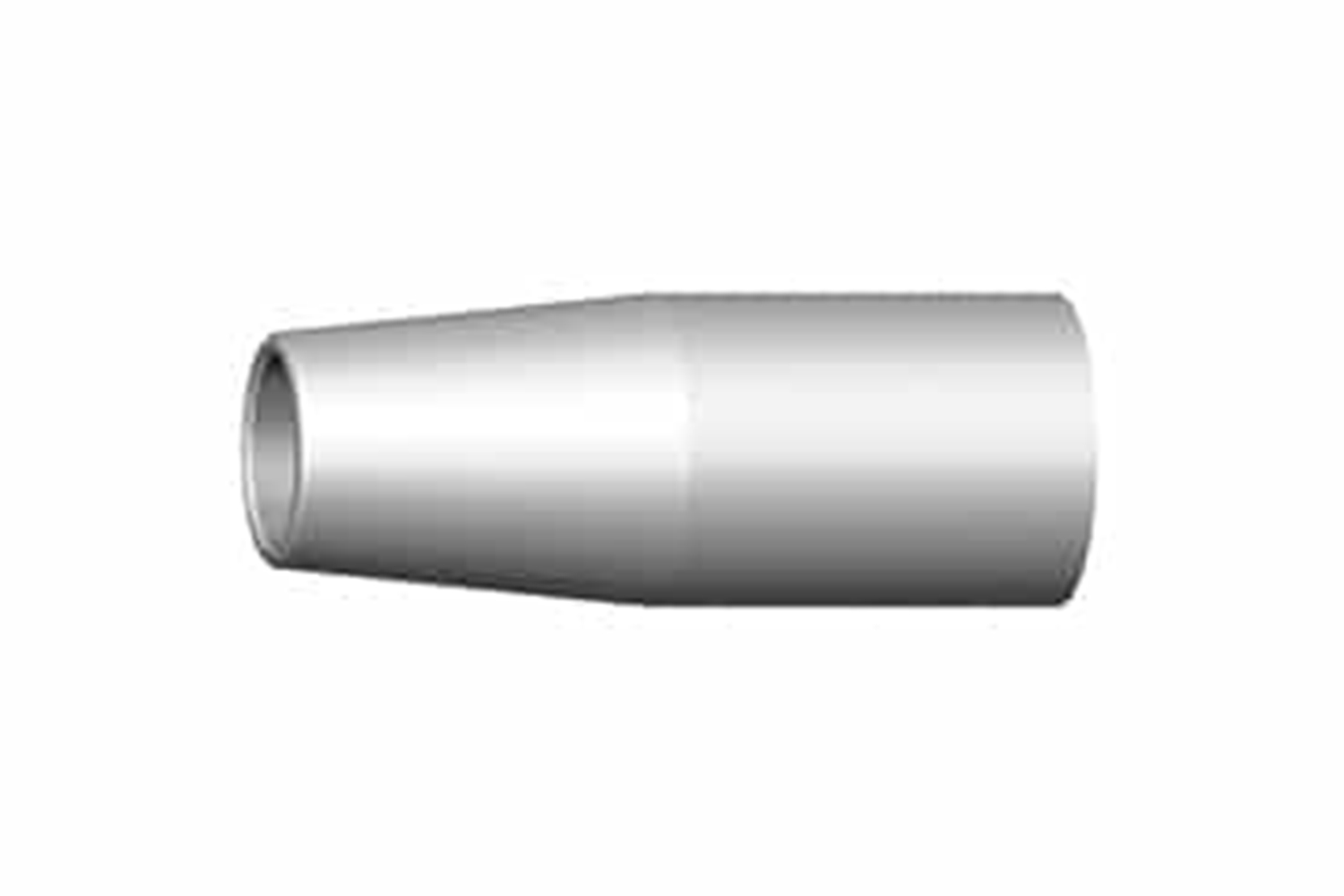 Gasmondstuk conisch M12 NW12 lang