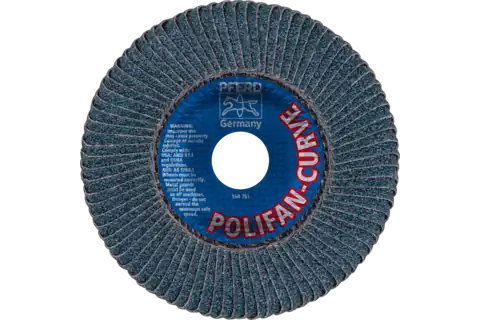 Pferd Lamellenschijf 125-L Z40 Polifan PFR SGP Curve Steel