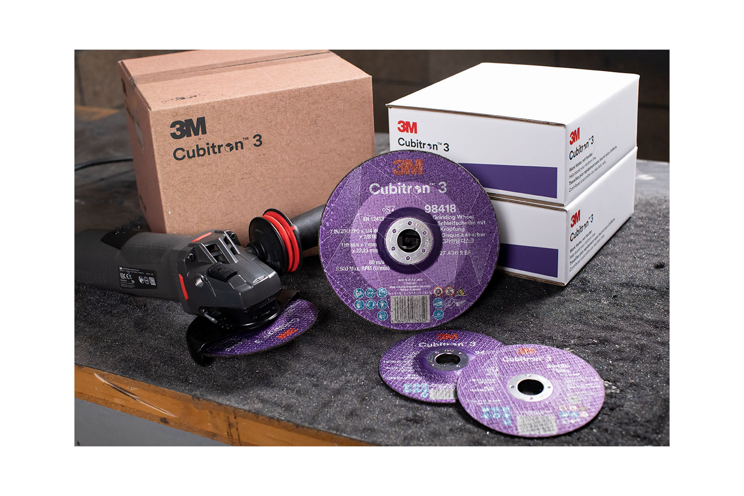 3M Cubitron 3 Cut & Grind 180 X 4,2 X 22,23 T27 36+