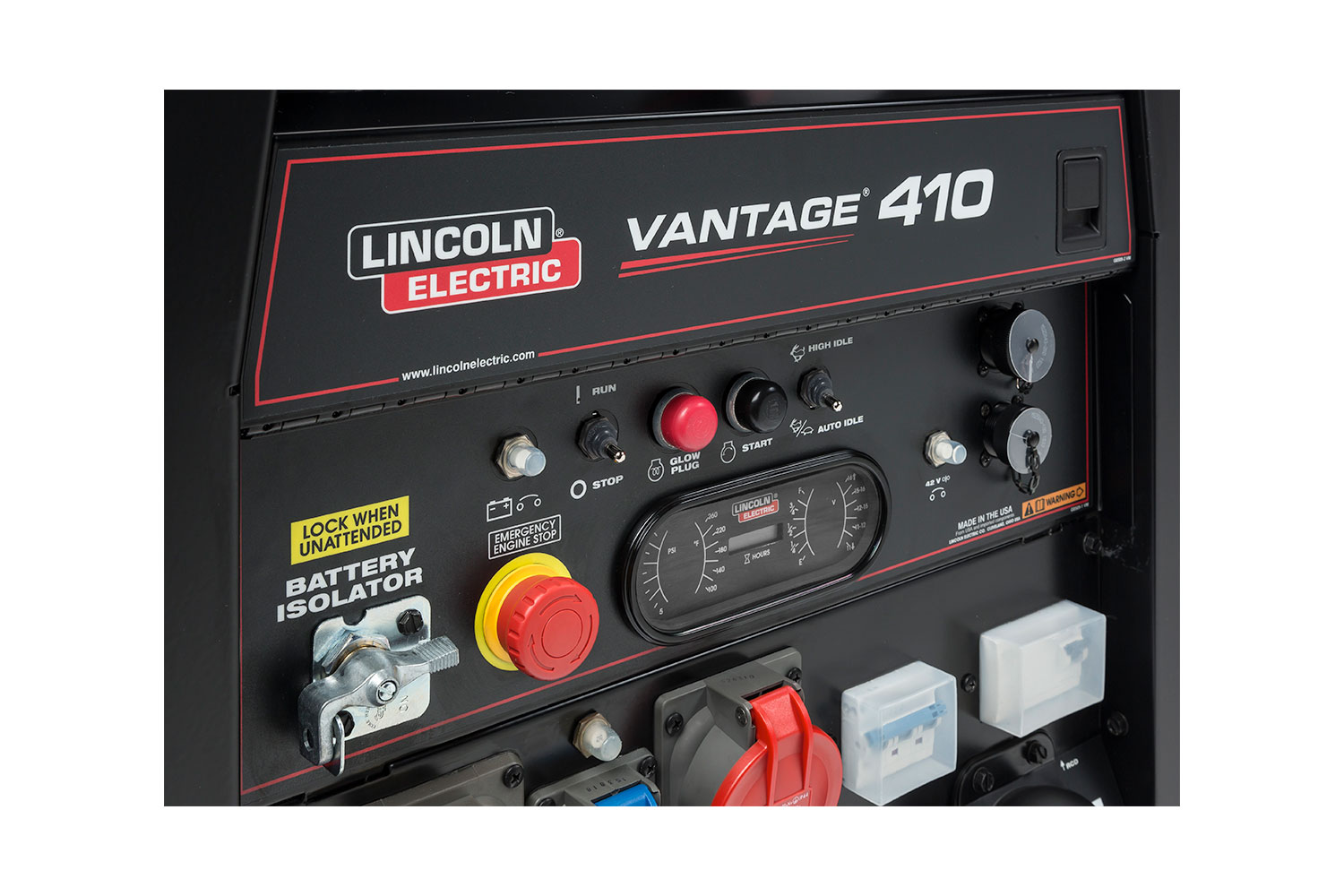 Lincoln Electric Multi-proces stroombron Vantage 410 CE lasdiesel