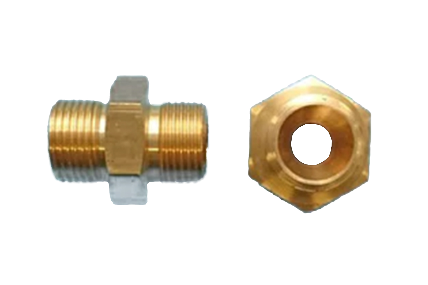 Dubbelnippel 5/8"Rbu x 5/8"Rbu