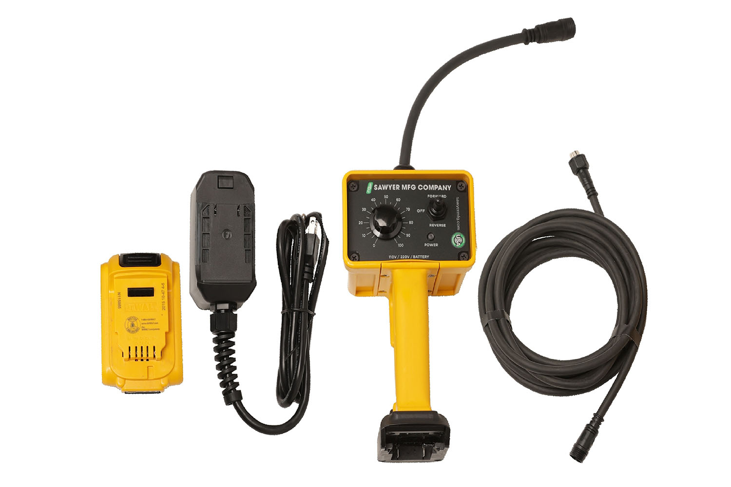 Sawyer bevel band crawler met 220V aandrijving (206J)